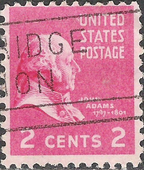 John Adams (1735-1826), Second President of the U.S.A.