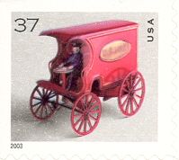 Toy Mail Wagon, (Dated 2003)