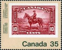 R.C.M.P, 10c stamp 1935