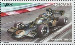 Ronnie Peterson Driving Car