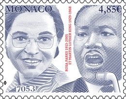 Rosa Parks and Martin Luther King Jr.