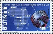 Map of Africa and Satellites