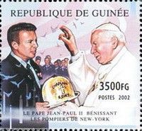 Pope Jogn Paul II Denying New York Firefighters