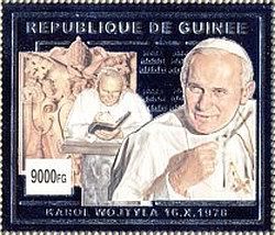 Pope John Paul II - Gold