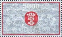 The coat of arms of Danzig with lions
